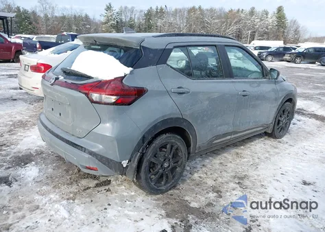 2021 Nissan Kicks Sr Xtronic Cvt z USA, uszkodzony, nr VIN 3N1CP5DV8ML550876